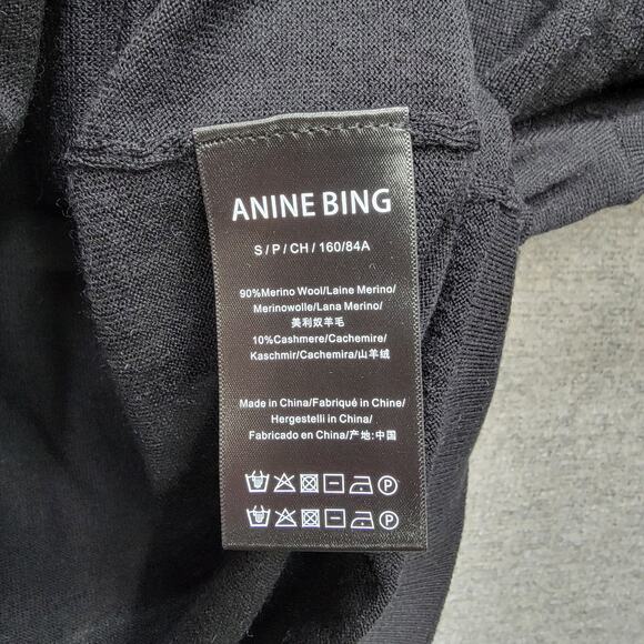 ANINE BING ARIA WOOL CASHMERE SWEATER TOP, SIZE S - Picture 8 of 10